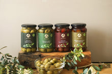 Laden Sie das Bild in den Galerie-Viewer, Bio Grüne Oliven Entsteint - 180g