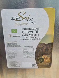 Soi biologisches Olivenöl extra vergine mit Zitrone 3,0l