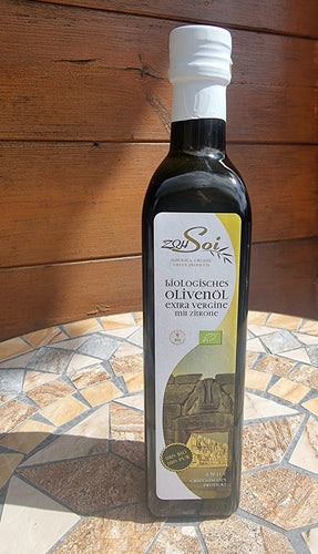 Soi biologisches Olivenöl extra vergine mit Zitrone 0,5l